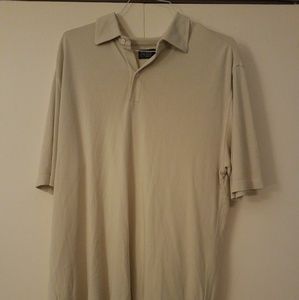 Nat Nast- LG green silk mix button down